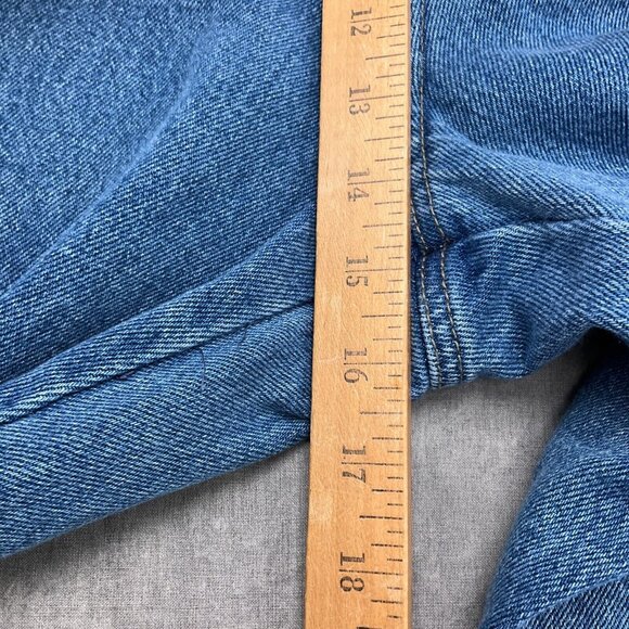 Bugle Boy Jeans Men‎ 47W x28L Blue Class A High Rise Wide Leg Relaxed VTG - Picture 5 of 12